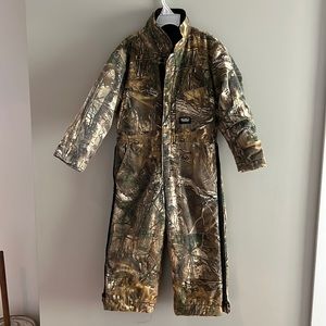 Boys camo coveralls
